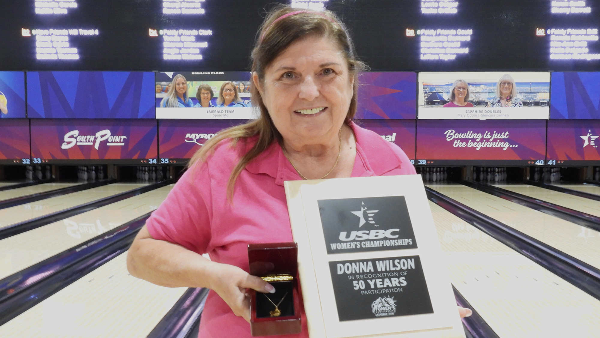 Donna Wilson celebrates 50 years at the USBC Women's Championships